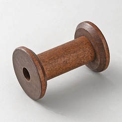 木糸ボビン  刺繍およびミシン用  サドルブラウン  18~35x52mm  穴：8.5mm&nbsp;X1-TOOL-TAC0020-01B