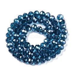 Electroplate Glass Beads Strands&nbsp;X-EGLA-A044-T8mm-A27