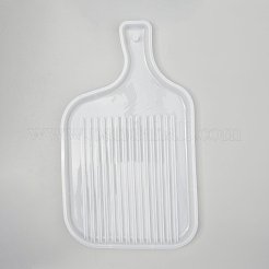 Rectangle with Stripe Handle Dinner Plate Silicone Molds&nbsp;X-DIY-L021-55