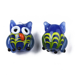 Handmade Bumpy Lampwork Beads Strands&nbsp;LAMP-N021-032