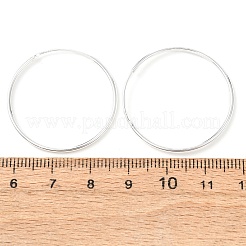 925 Sterling Silver Huggie Hoop Earrings&nbsp;EJEW-C179-05D-S