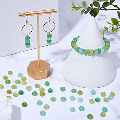 304Pcs 4 Colors Glass Beads Strands&nbsp;GLAA-SC0003-29A