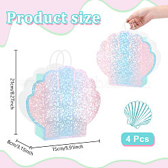 Holographic Paper Packing Bags with Handle&nbsp;CARB-WH0015-09