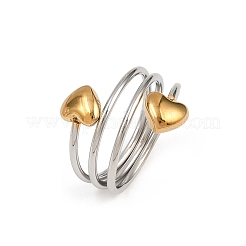304 Stainless Steel Finger Rings&nbsp;RJEW-D331-01B-PG