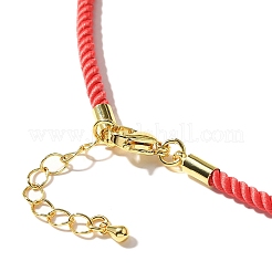 Nylon Milan Cord Necklace Making&nbsp;MAK-M028-01G-22