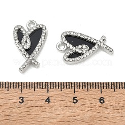 Alloy Rhinestone Pendants&nbsp;FIND-D044-20P-01