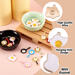 合金エナメルチャーム  混合図形  ミックスカラー  22~28x8~22mm  穴：1.4~2mm  30個/箱  容器：74x72x17mm&nbsp;ENAM-TA0001-11