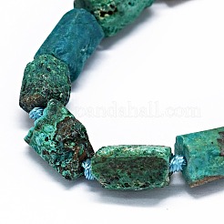 Natural Chrysocolla Beads Strands&nbsp;G-O170-111