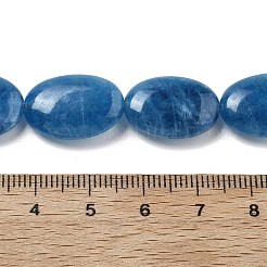 天然石マレーシアジェイドビーズ連売り  染め  フラットオーバル  藤紫色  18x13x5mm  穴：1mm  約10~11個/連  7.28''~7.87''（18.5~20センチメートル）&nbsp;G-K392-C05-13x18mm