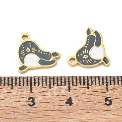 304 Stainless Steel Enamel Pendants&nbsp;SA-CBA7876-29G-08