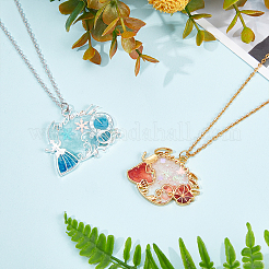 24Pcs 12 Style Alloy Open Back Bezel Pendants&nbsp;FIND-OC0001-44
