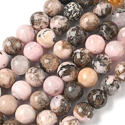 Natural Argentina Rhodonite Beads Strands&nbsp;G-G271-B02-8mm