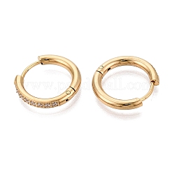 304 Stainless Steel Hoop Earrings&nbsp;X-STAS-Q113-13G-02