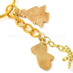 Christmas Woven Glass Keychains&nbsp;KEYC-MZ00017-02