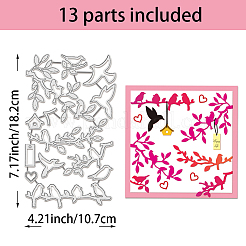 Carbon Steel Cutting Dies Stencils&nbsp;DIY-WH0309-1670