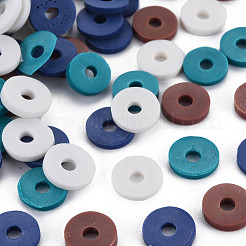 Handmade Polymer Clay Beads Strands&nbsp;CLAY-R089-8mm-T017