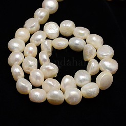 Natural Cultured Freshwater Pearl Beads Strands&nbsp;LS-PEAR-L001-A-01
