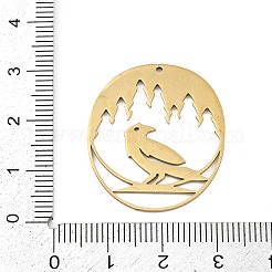201 Stainless Steel Pendants&nbsp;STAS-Z155-05G