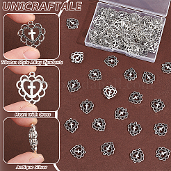 80Pcs Tibetan Style Alloy Pendants&nbsp;TIBE-UN0015-95