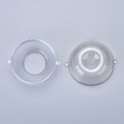 プラスチックキャンドル型  キャンドル作りツール用  リンゴの形  透明  84x73x62.5mm  穴：33mm  内径：63mm&nbsp;DIY-I035-09