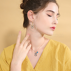 36 個 6 色合金ペンダント  ラインストーン付き  カドミウムフリー＆ニッケルフリー＆鉛フリー  ウサギの頭部  ミックスカラー  17x11.5x2mm  穴：2mm  6個/カラー&nbsp;FIND-CA0004-54