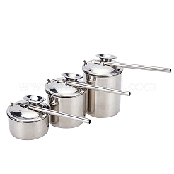 Stainless Steel Blowing Glaze Pot&nbsp;AJEW-WH0120-68A