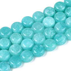 Dyed Natural White Jade Beads Strands&nbsp;G-T143-16F