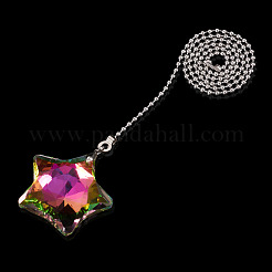 Glass Charms Ceiling Fan Pull Chain Extenders&nbsp;HJEW-TAC0155