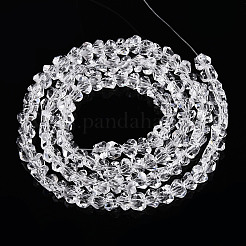 Transparent Glass Beads Strands&nbsp;X-GLAA-N018-4mm-09