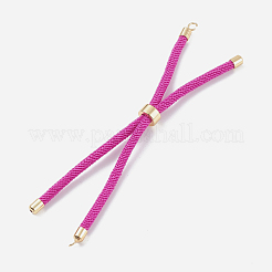 Nylon Twisted Cord Bracelet Making&nbsp;MAK-M025-114