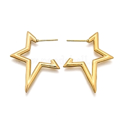 Ion Plating(IP) 304 Stainless Steel Stud Earrings for Women&nbsp;STAS-D084-25G
