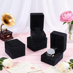 Wood & Velvet Organizer Boxes&nbsp;CON-WH0110-336A