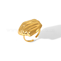 Autumn Winter High-End 304 Stainless Steel Cuff Rings for Women&nbsp;MR8055-4