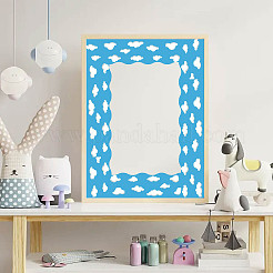 60pcs Coated Paper Border Decorative Stickers&nbsp;STIC-WH0020-001