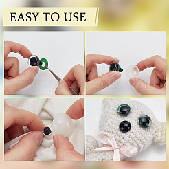 30 Sets 15 Styles Plastic Craft Eyes&nbsp;KY-PH0001-90
