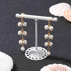 Brass Dangle Stud Earrings&nbsp;EJEW-TA00345