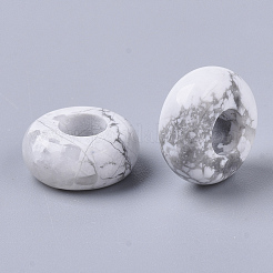 Natural Howlite European Beads&nbsp;G-Q503-17