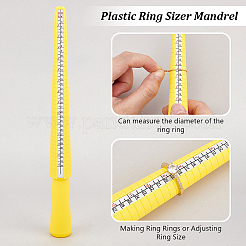 Plastic Ring American Size Sticks&nbsp;TOOL-WH0053-74