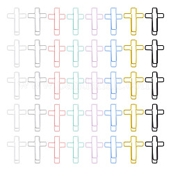 80Pcs 8 Styles Iron & Plastic Paper Clips&nbsp;AJEW-TA0002-97