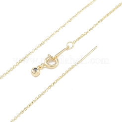 Brass Cable Chain Necklaces&nbsp;NJEW-U008-07G