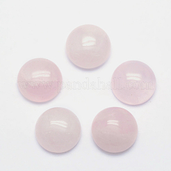 天然石ローズクォーツカボション  半円  10x4~5mm&nbsp;G-P393-R20-10mm