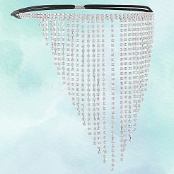 Alloy Rhinestone & Polyester Head Chain&nbsp;AJEW-WH20072-21P