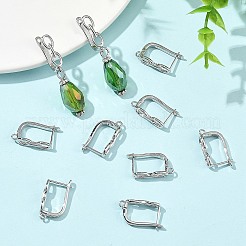 SHEGRACE Brass Hoop Earring Findings&nbsp;XGRQ79362-944P