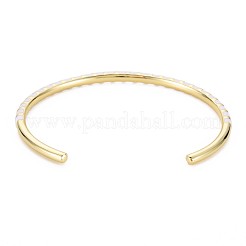 Twisted Brass Enamel Cuff Bangle&nbsp;BJEW-T020-02J-NF
