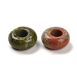 Natural Unakite European Beads&nbsp;G-R488-02M