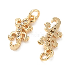 SHEGRACE Brass Micro Pave Cubic Zirconia Pendants&nbsp;XGRQ3D896-461G