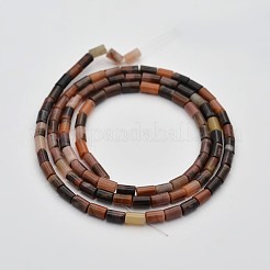 Column Natural Orange River Stone Beads Strands&nbsp;G-N0153-28