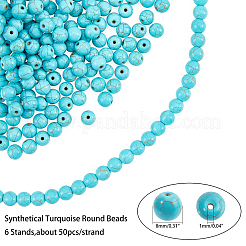 Synthetical Turquoise Beads Strands&nbsp;TURQ-AR0001-03