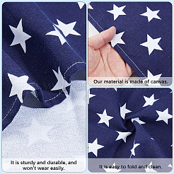 1Pc Star Pattern Chair Polycotton Cloth&nbsp;AJEW-GF0015-38C