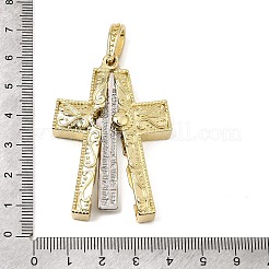 Brass Split Big Pendants&nbsp;KK-CBACA9B-09G